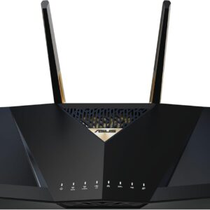 ASUS RT-BE88U Dual-Band WiFi 7 AiMesh Extendable Performance Router, 4K-QAM, MLO, Dual 10G Ports, SFP+, 4X 2.5G Ports, 4X 1G Ports, 34G WAN/LAN Capacity, Network Security, Built-in VPN