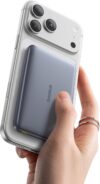 Baseus Picogo Magsafe Portable Charger, Qi2 Certified 0.5" Ultra Slim 15W Wireless Power Bank, 10000mAh 27W Fast Charging Magnetic Battery Pack with USB-C for iPhone 17/16/15/14/13/12 Series Only