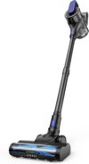Cordless Stick Vacuum Cleaner, 55Min Cordless Vacuum Cleaners for Home, Powerful Suction Rechargeable Vacuum with Green LED Headlight, Lightweight Stick Vac for Carpet, Hardwood Floors & Pet Hair