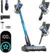 Cordless Vacuum Cleaner, 8-in-1 Cordless Stick Vacuum Cleaner with 3 Suction Modes, Up to 45mins Runtime, Rechargeable, Self-Standing, Wireless Vacuum Cleaners for Home Pet Hair Carpet Car Hard Floor