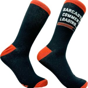 Crazy Dog T-Shirts Mens Sarcastic Socks Funny Crew Footwear for Adults