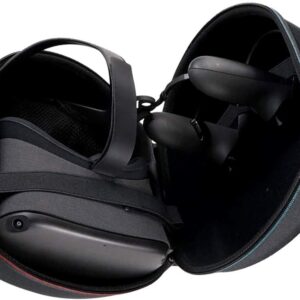 Deco Gear Compact All-In-One Hard Carrying Case for Oculus Quest 2 VR Headset and Controllers