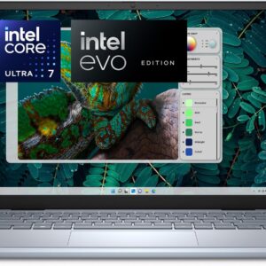 Dell Inspiron 14 Plus 7440 Laptop- 14-inch 16:10 2.8K (2880x1800) Display, Intel Core Ultra 7-155H, 32GB LPDDR5X RAM, 1TB SSD, Intel Arc Graphics, Windows 11 Home, Onsite & Migrate Service- Ice Blue