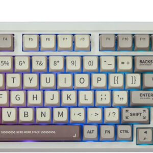 EPOMAKER RT100 97 Keys Gasket BT5.0/2.4G/USB-C Mechanical Gaming Keyboard with Customizable Display Screen, Knob, Hot Swappable Socket, 5000mAh Battery for Win/Mac (Flamingo Switch)