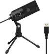 FIFINE USB Microphone, Metal Condenser Recording Microphone for MAC OS, Windows, Cardioid Laptop Mic for Recording Vocals, Voice Overs, Streaming, Meeting and YouTube Videos-K669B