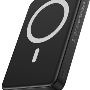 for Magsafe Battery Pack, 10000mAh Magnetic Portable Charger with USB-C Cable 20W Fast Charging, Slim & Lightweight Wireless Power Bank for iPhone 16/15/14/13/12 Series, for Travel Cruise Essentials