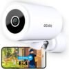GEARit Cameras for Home Security - Outdoor Camera with Clear 2K HD Video - IP65 Weatherproof, Motion Detection & Tracking Home Security Camera w/Color Night Vision - 2-Way Audio Surveillance Camera