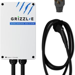 Grizzl-E Classic Level 2 Electric Vehicle (EV) Charger up to 40 Amp, UL Certified Indoor/Outdoor Electric Car Fast Wall Charging Station, NEMA 14-50 Plug, 24 feet Premium Cable, Avalanche Edition