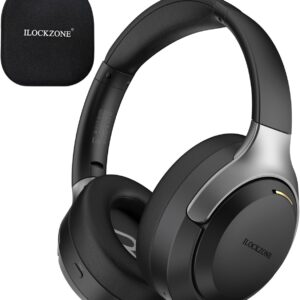 LC30Pro Hybrid Active Noise Cancelling Headphones, 100H Playtime Bluetooth Headphones, HiFi Audio Wireless Headphone with 3 EQ Modes, Low Latency & Foldable Design for School/Work/Travel/TV