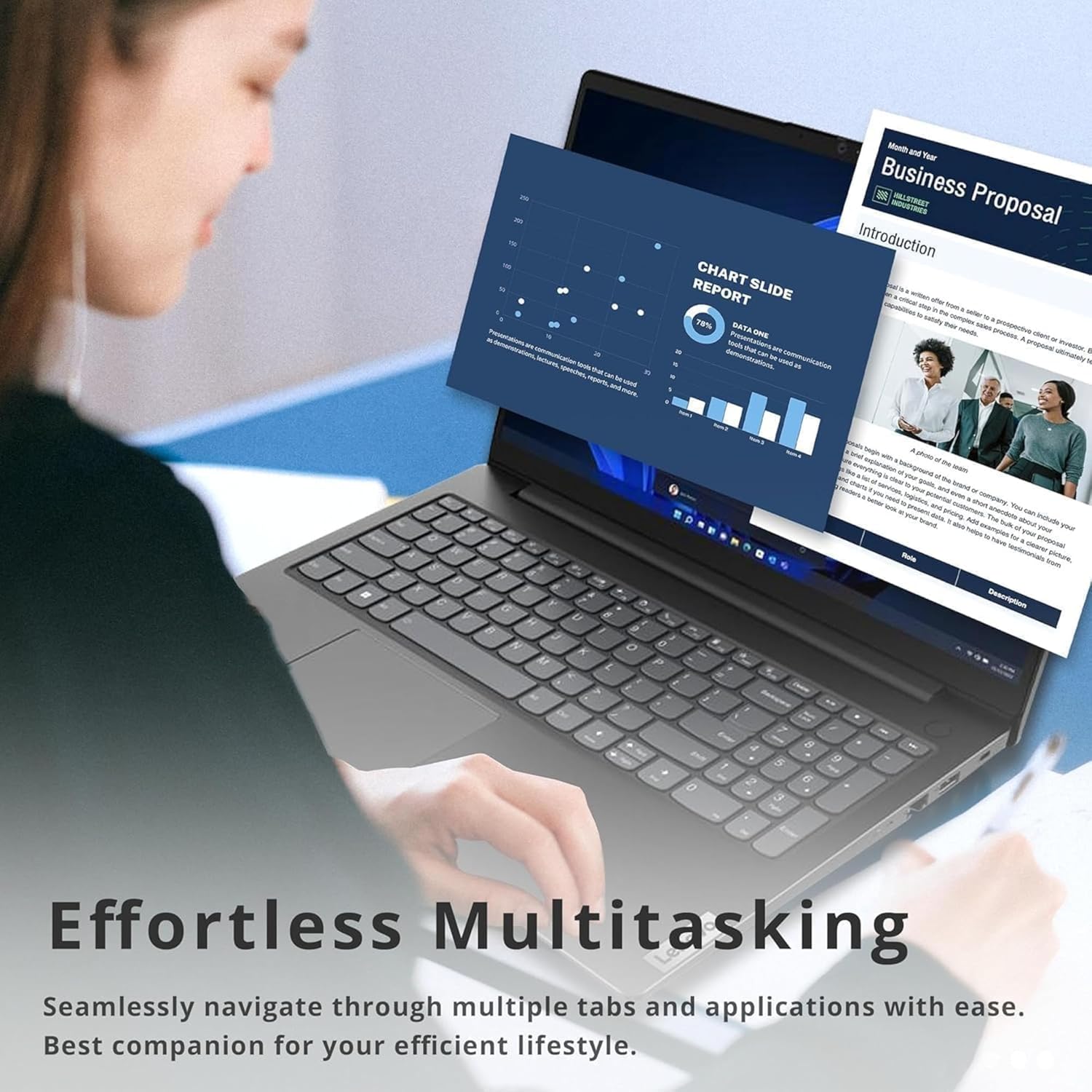 lenovo idea premium series 15.6 inch laptop • intel core cpu • 1 year office 365 w/ 1tb cloud storage • 12gb ram • 640gb ssd • wi fi 6 • windows 11 • w/wowpc bundle