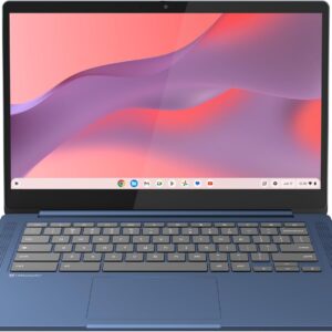 Lenovo IdeaPad Slim 3 Chromebook - 2024 - Lightweight Laptop - Waves MaxxAudio® Speakers - 14" HD Display - HD 720p Camera - 4GB Memory - 64GB Storage - MediaTek Kompanio 520 - Abyss Blue