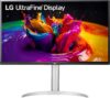 LG 32UP83AK-W 32-inch Ultrafine 4K UHD (3840 x 2160) IPS Computer Monitor, 60Hz, HDR10, Built-in Speaker, Reader Mode, HDMI, DisplayPort, USB Type-C 60W PD, Tilt/Height/Pivot Adjustable Stand, White