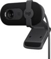 Logitech Brio 101 Full HD 1080p Webcam for Meetings, Streaming, Desktop, Laptop, PC - Built-in Mic, Shutter, USB-A, Teams, Zoom - Black (Renewed)