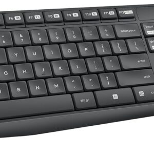 Logitech MK235 Wireless Keyboard and Mouse Combo for Windows, USB Receiver, Long Battery Life, Laptop and PC Keyboard and Mouse Wireless