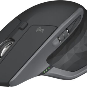 Logitech MX Master 2S Bluetooth Edition Wireless Mouse, Multi-Surface, Hyper-Fast Scrolling, Ergonomic, Rechargeable, Connects Up to 3 Mac/PC Computers - Graphite