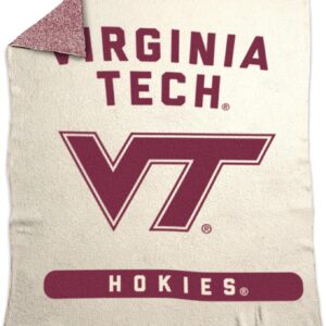 Logo Brands NCAA Luxe Dreams Blanket -Ultra-Soft & Cozy Plush Prime Fleece – 60” x 70” – Team Color Logo – Durable & Warm for Tailgating, Couch, or Game Day