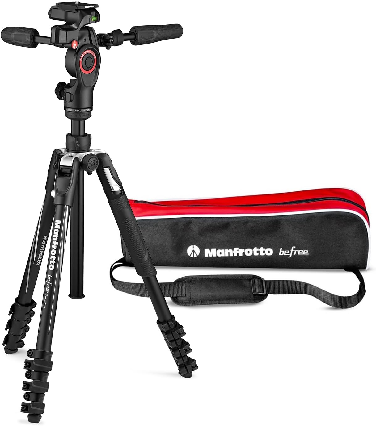 Manfrotto Befree 3-Way Live Advanced 4-Section Tripod with Befree 3-Way Live Head