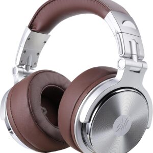 OneOdio Pro-30 Over Ear Headphone, Wired Premium Stereo Sound Headsets with 50mm Driver, Foldable Comfortable Headphones with Protein Earmuffs and Shareport for Recording Monitoring Podcast PC