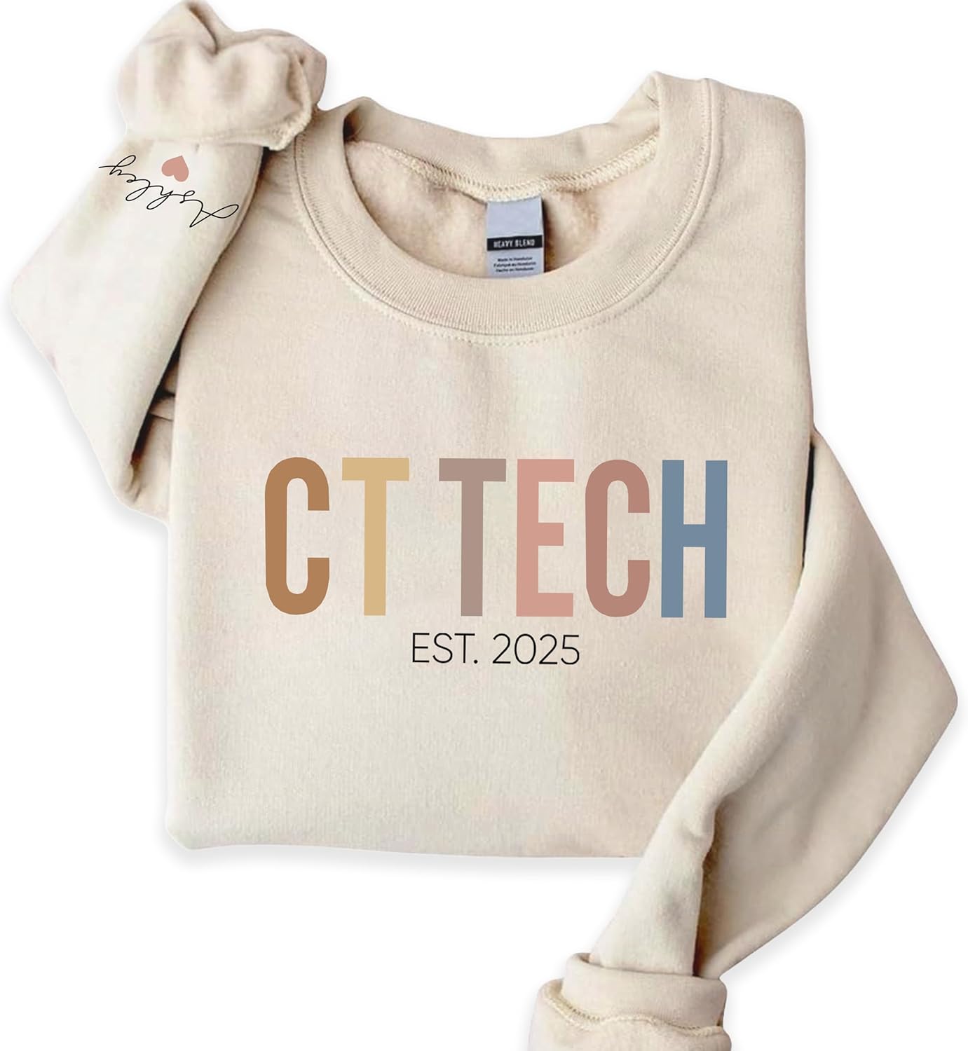 Personalized CT Tech Sweatshirt, Custom Radiology Shirt, CT Scan Specialist Gift, Gift for Imaging Professional