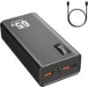 Power Bank Fast Charging 50000mAh, 65W Laptop Portable Charger USB C Compatible with MacBook Dell, PD External Battery Bank Compatible with iPhone 14/13, Cell Phone, Tablet, 3 Output &1 Input(Black)