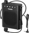 TONOR Portable Voice Amplifier for Teachers, Rechargeable Mini Pa System with Wired Headset Microphone and Waistband, Megaphone Speaker for Classroom, Training, Yoga, Speech, Meeting, Tour Guides K10
