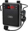 TONOR Voice Amplifier Wireless Microphone 25W, Portable Voice Amplifier for Teachers with Bluetooth Headset Mic, Portable Speaker Megaphone for Classroom, Training, Teaching, Yoga, Meeting, Speech K12