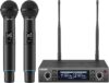 TONOR Wireless Microphone System, Auto Scan & Pair Professional Rechargeable Wireless Mic, 2x100 UHF Metal Cordless Dynamic Mic Set for Karaoke, Church, Singing, Wedding, Meeting, DJ, 328ft TW750