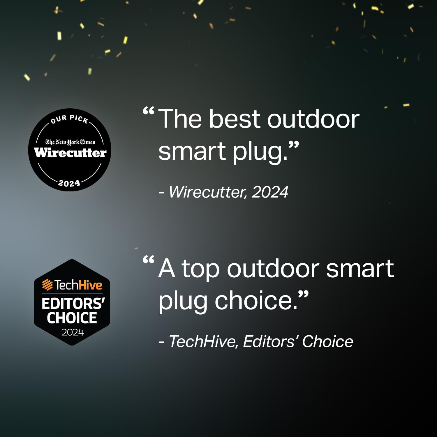 tp link tapo matter outdoor smart plug, 2 individual outlets, ip65 weather resistance, works with apple home, alexa, google home, long wi fi range, 2.4g wi fi only, etl certified(tapo p400m)