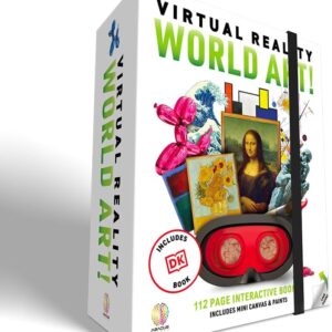 Virtual Reality World Art! - Illustrated Interactive VR Book and STEM Learning Activity Set - for Ages 8 and Up