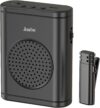 Voice Amplifier Wireless Microphone, Portable Teacher Microphone for Classroom with Bluetooth, Portable Speaker PA System Wireless Lapel Mic for Elderly/Yoga/Meetings/Speeches/Tours Guide