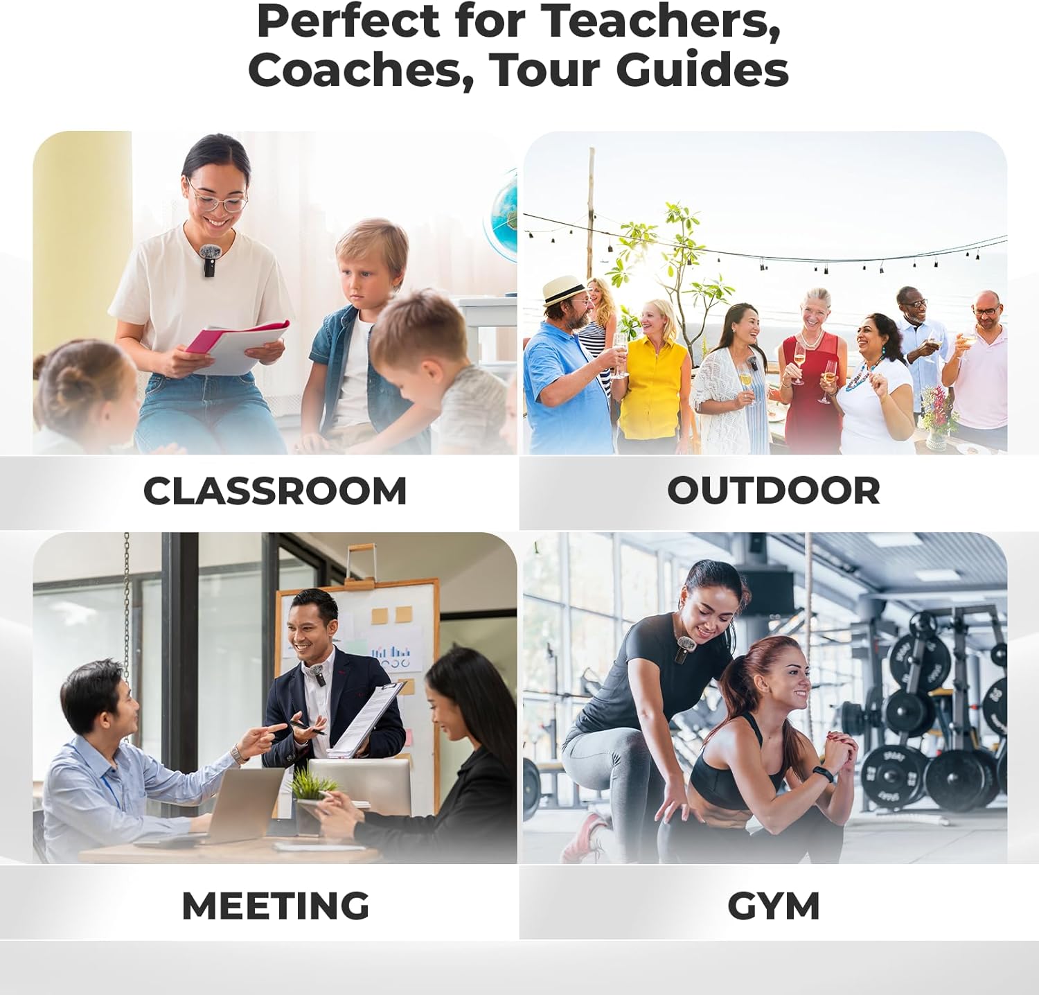 winbridge wb006 upgraded wireless voice amplifier – bluetooth lapel microphone with speaker, windproof foam compact & portable, clip on mic, mini megaphone for teachers presenters, tour guides