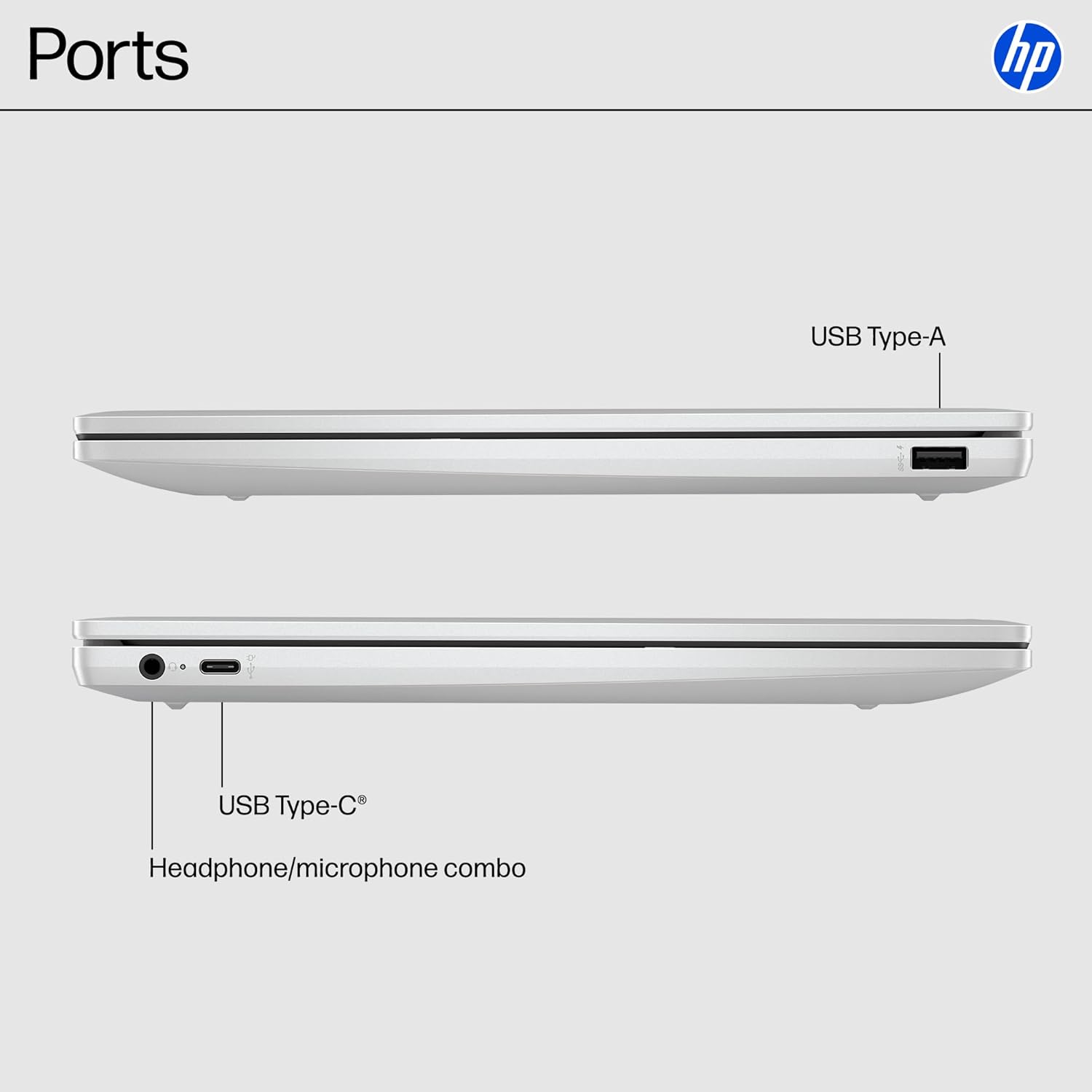 hp chromebook 14 inch laptop, hd display, intel processor n100, 4 gb ram, 64 gb emmc, intel uhd graphics, chrome os, glacier silver, 14a nf0019nr