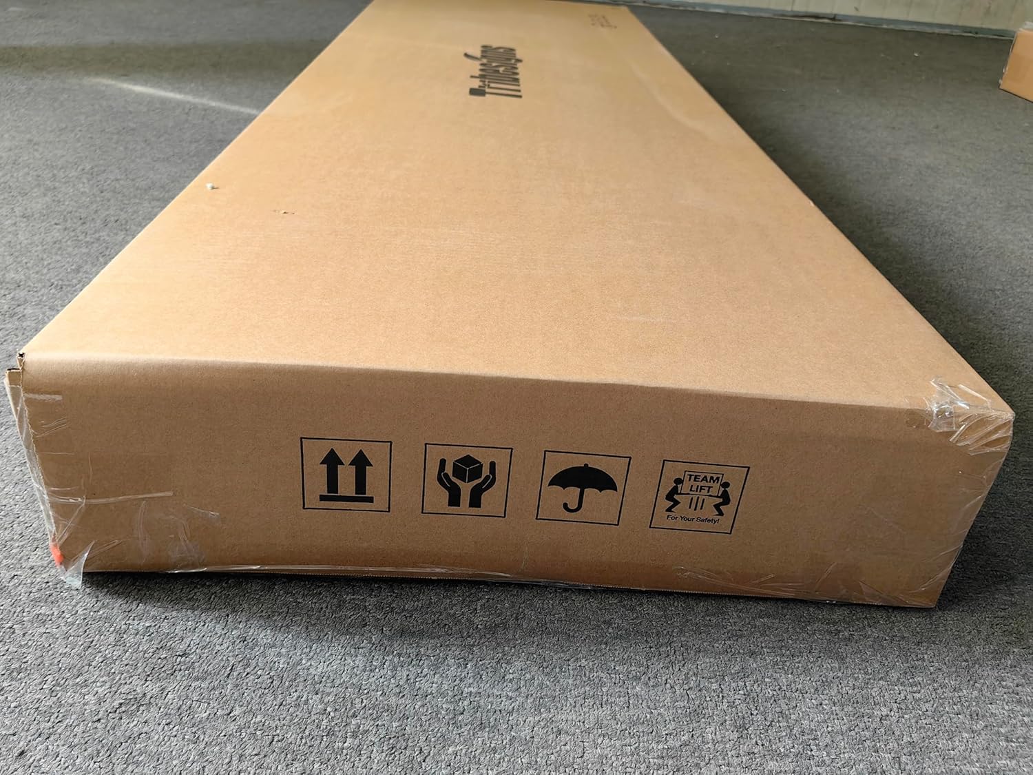 tribesigns executive desk, 63” w x 31.5” d large office desk, modern computer desk conference table meeting room table, business furniture for home office, white and gold