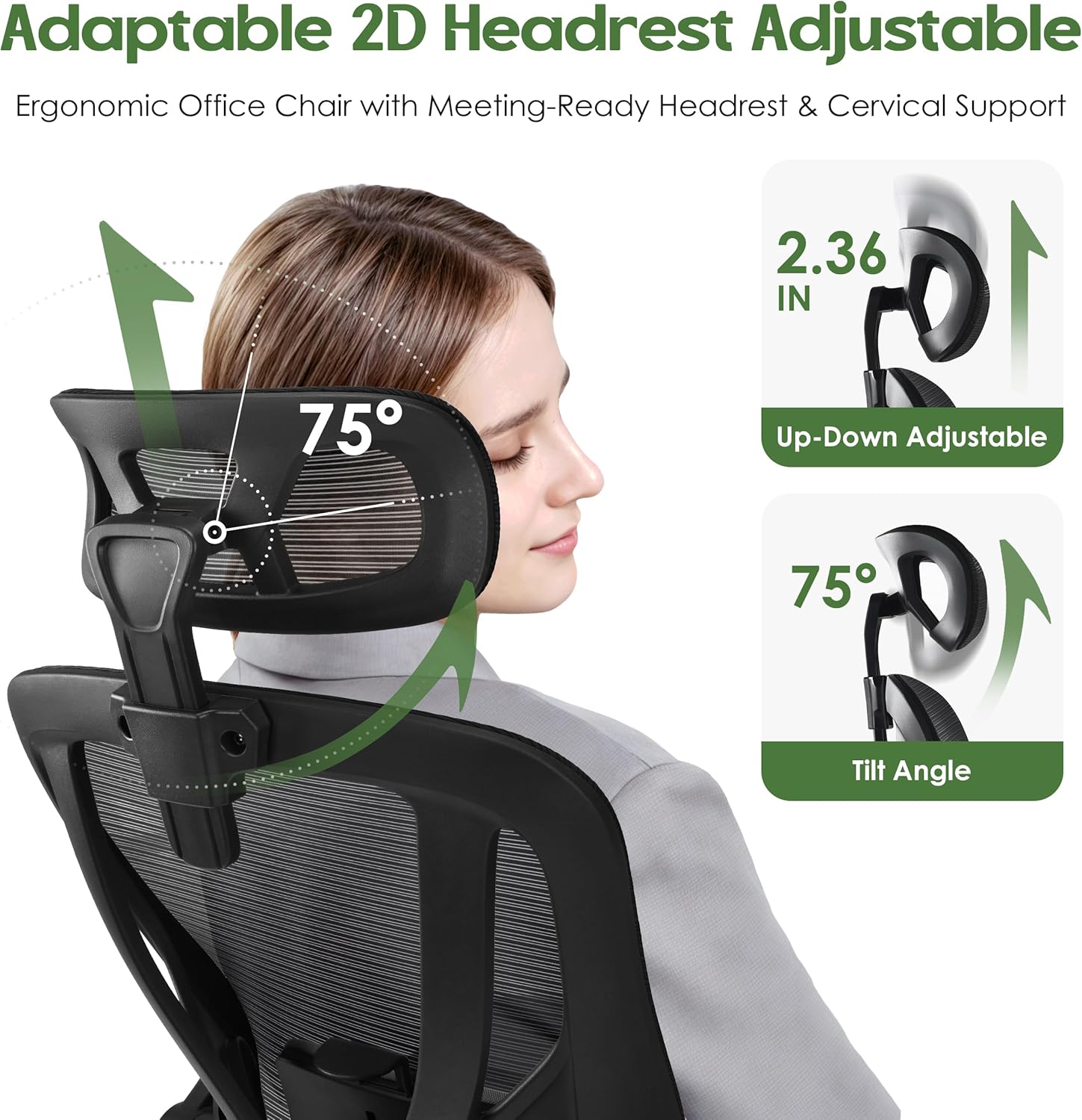 office chair ergonomic desk chair mesh high back office chair with headrests wheels lumbar support home desk office chairs flip up armrest executive rolling swivel task computer chair black