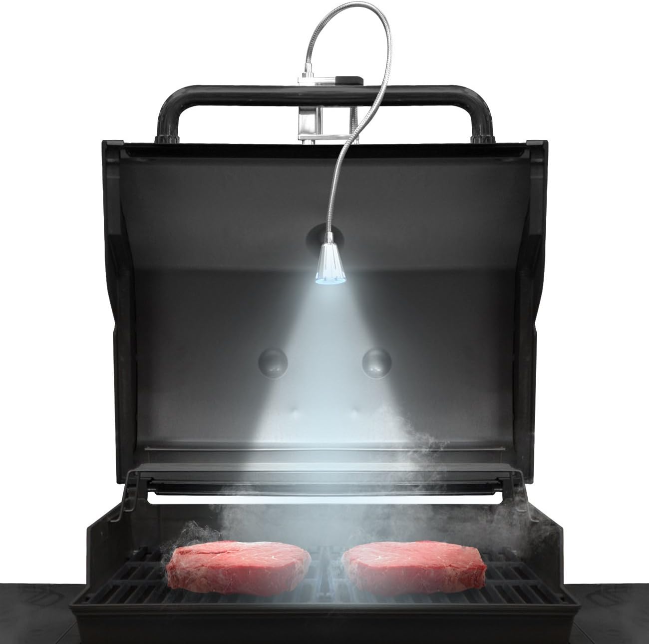 bbq grill lights magnetic base super bright led lights 360 degree flexible gooseneck, weather resistant, task lighting barbecue grilling (1)