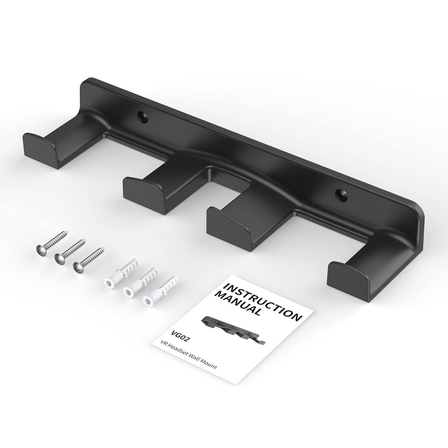 sokusin vr wall mount storage stand holder hook for meta/oculus quest 2/3/quest/rift/rift s/psvr 2/valve index/htc vive/hp reverb g2/playstation vr headsets, gaming controller hanger space saving