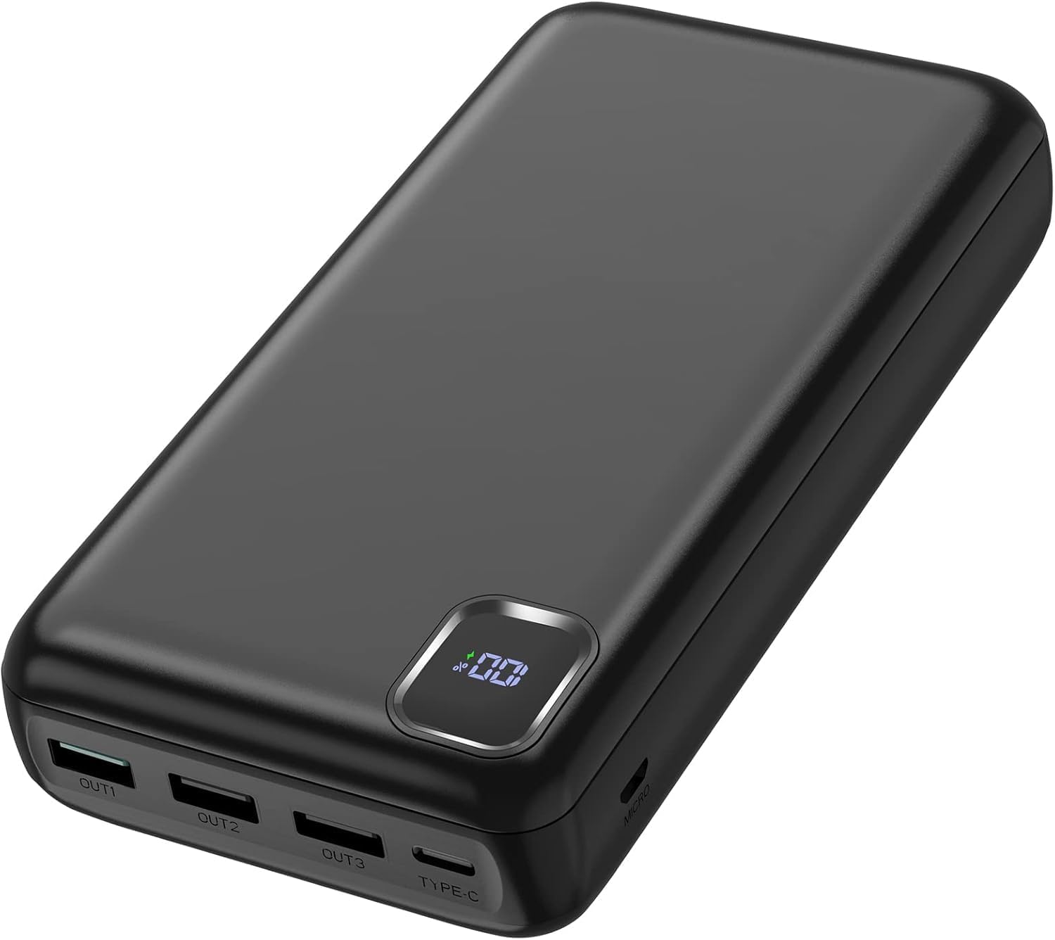 portable charger power bank 50000mah powerbank pd 30w and qc 4.0 fast charging external battery pack with usb c led 4 outputs & 2 inputs portable charging for iphone 15 14 13 pro, samsung