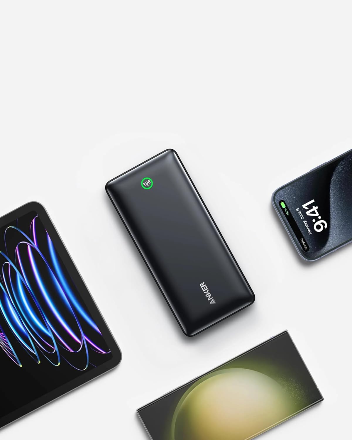 anker nano power bank 20k – 30w fast charging, built in usb c cable, ultra compact 20000mah battery pack for iphone 16, 15, 14, 13, samsung galaxy s25, s24, s23, s22, ipad air, google pixel, airpods