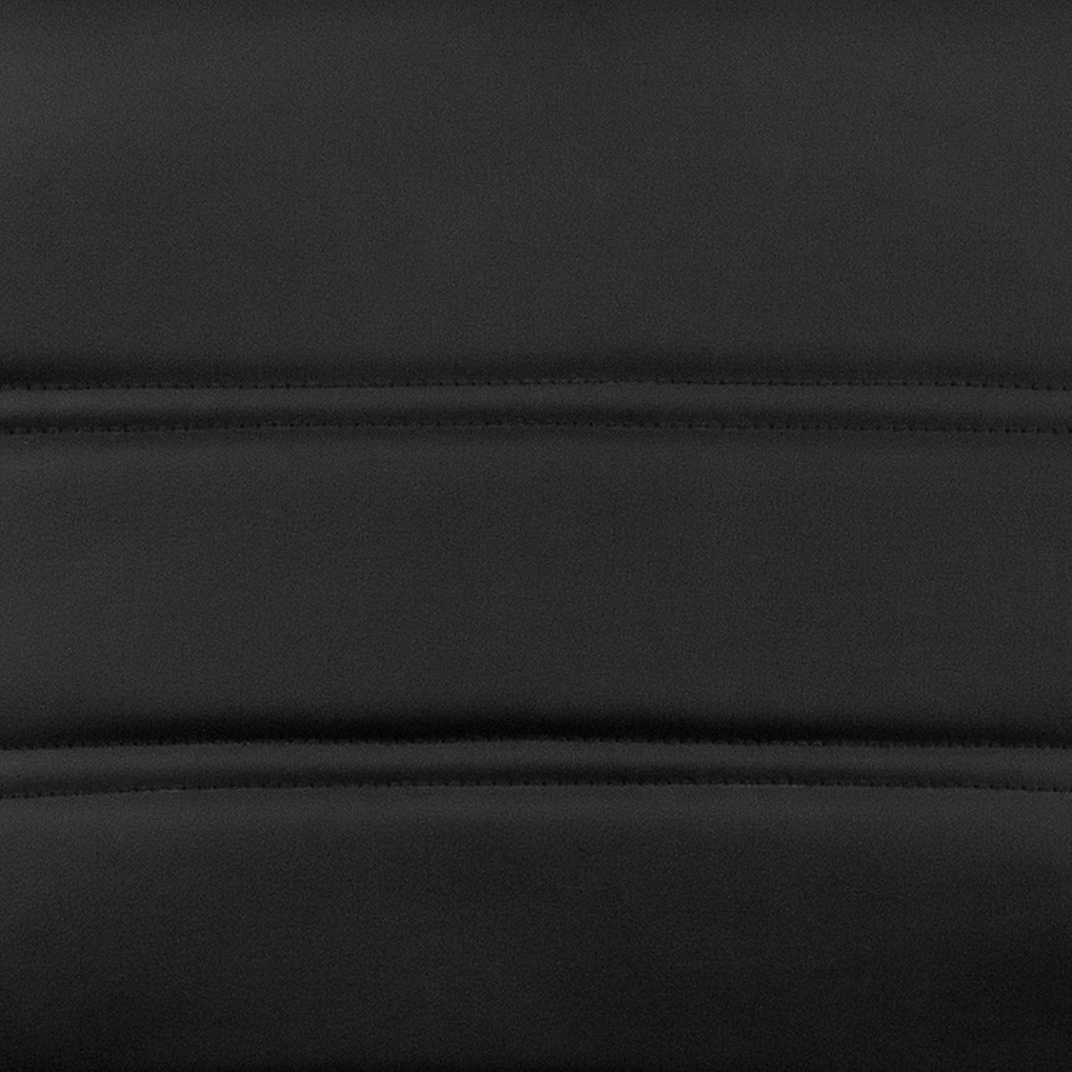 flash furniture whitney mid back swivel leathersoft desk chair with padded seat and armrests, adjustable height padded office chair, black