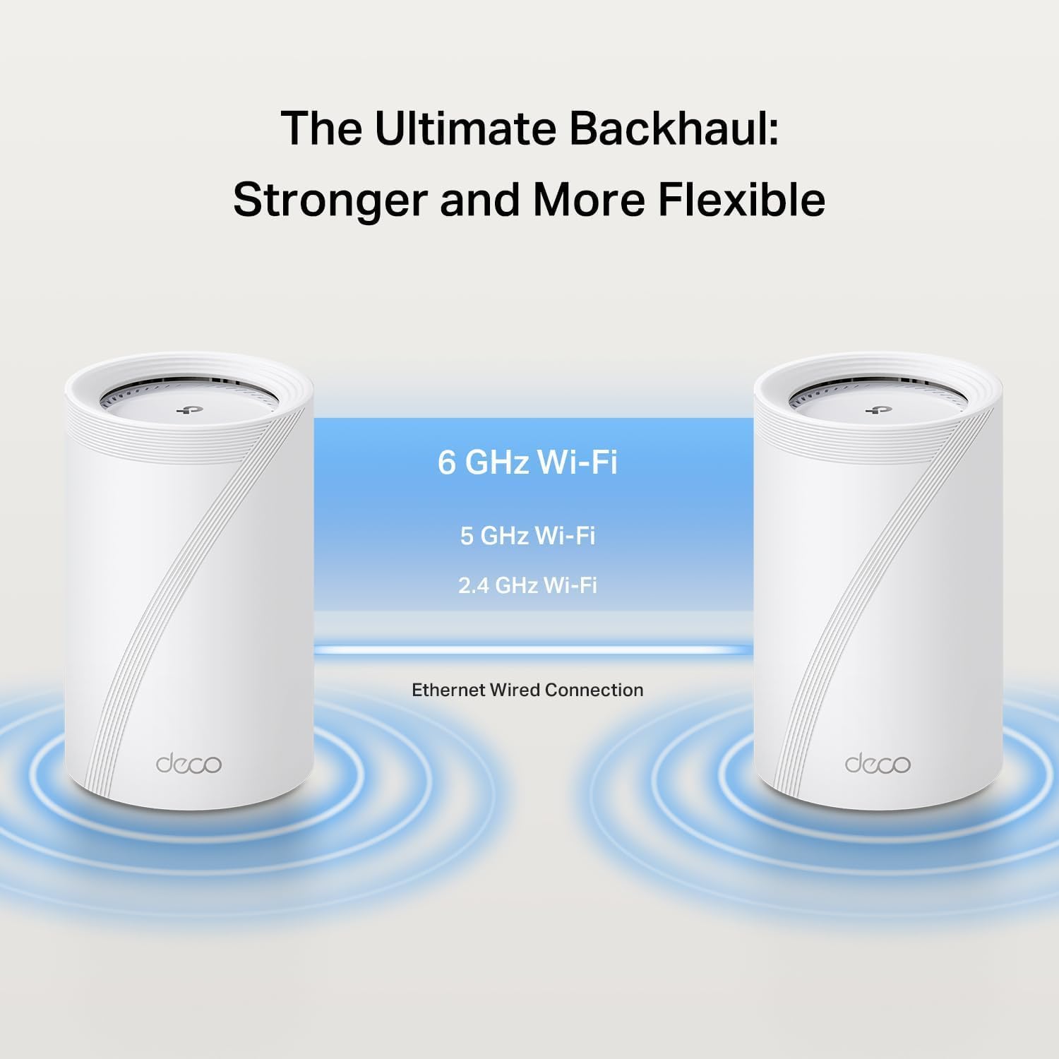 tp link deco be67 tri band wifi 7 be14000 whole home mesh system | 8 stream 14gbps | 1×10g+1×2.5g multi gig wired backhaul | up to 8100 sq.ft | vpn, homeshield, mlo, 320 mhz, ai roaming (3 pack)