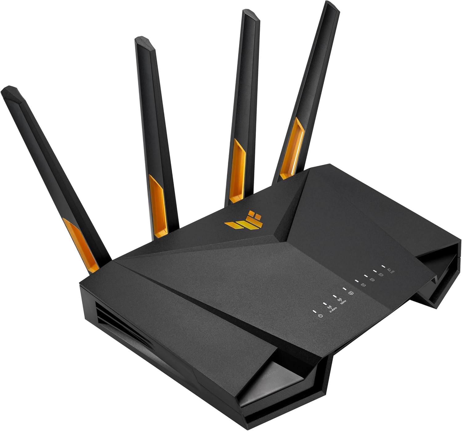 asus tuf gaming wifi 6 router (tuf ax4200) dedicated gaming port, dual 2.5g port, 3 steps port forwarding, extendable router with aimesh technology, aiprotection pro, vpn, instant guard