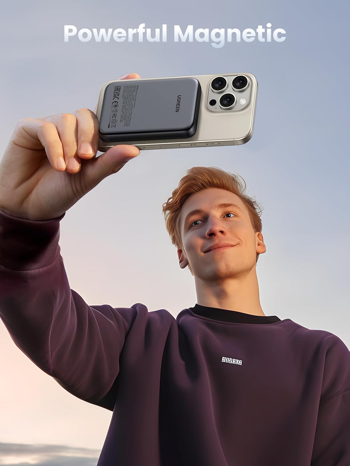 ugreen magnetic power bank,10,000mah wireless portable charger, pd 20w fast charging battery pack with usb c for magsafe, iphone 17/17 pro/17 air/17 pro max/16/16 pro/16 pro max, iphone15/14/13 series