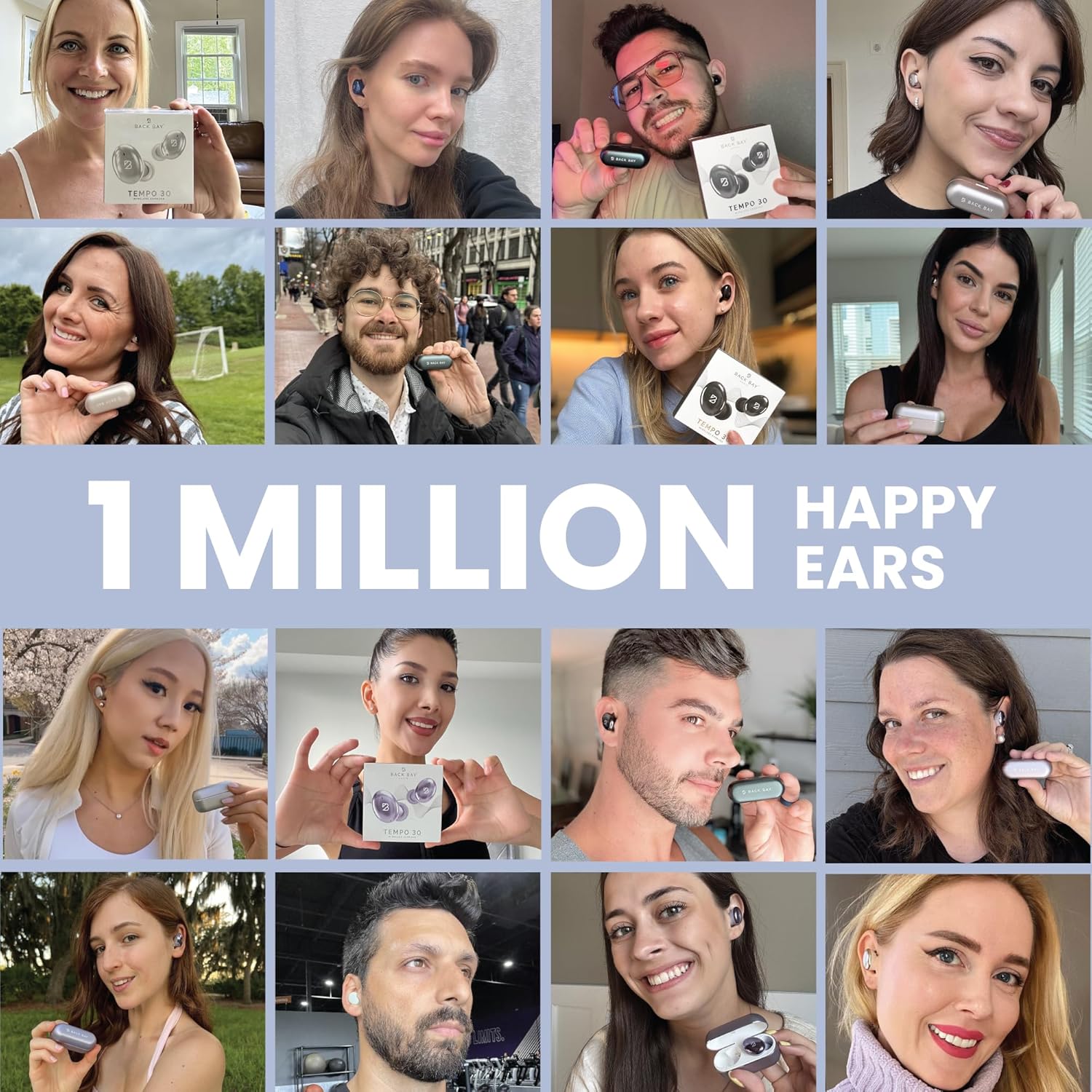 tempo 30 wireless earbuds for small ears award winning sound, sweatproof bluetooth earbuds, comfortable bluetooth ear buds for women, ice earphones small ear canals, long battery headphones