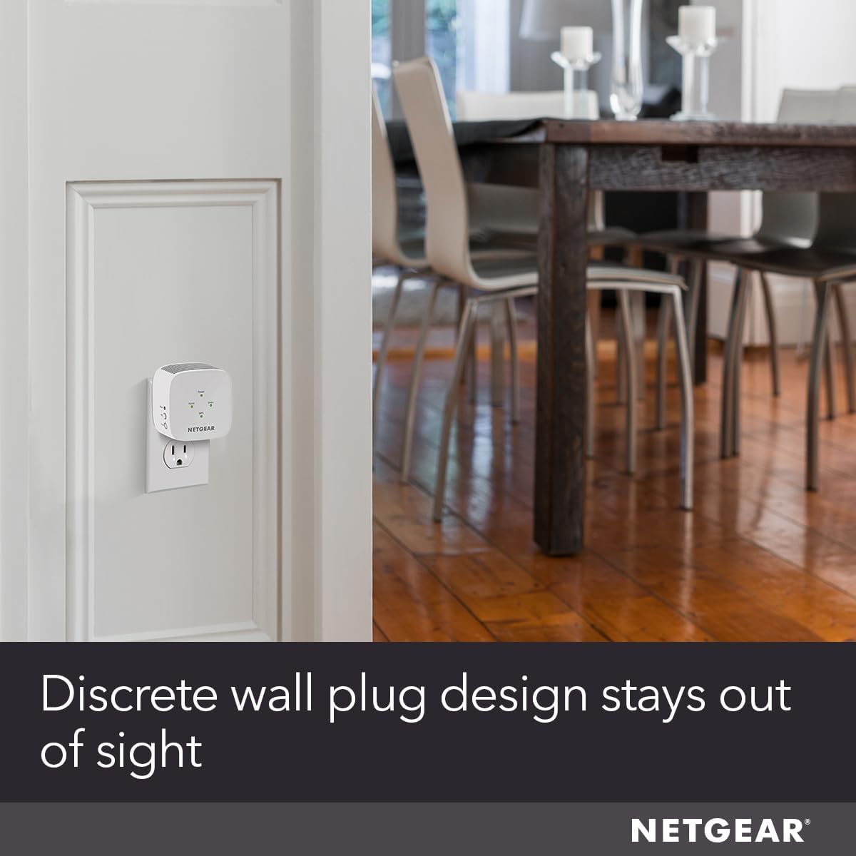 netgear wifi mesh range extender (ex5000) covers up to 1,000 sq.ft. and 15 devices with ac1200 dual band wireless signal booster & repeater (up to 1200 mbps speed) – compact wall plug design