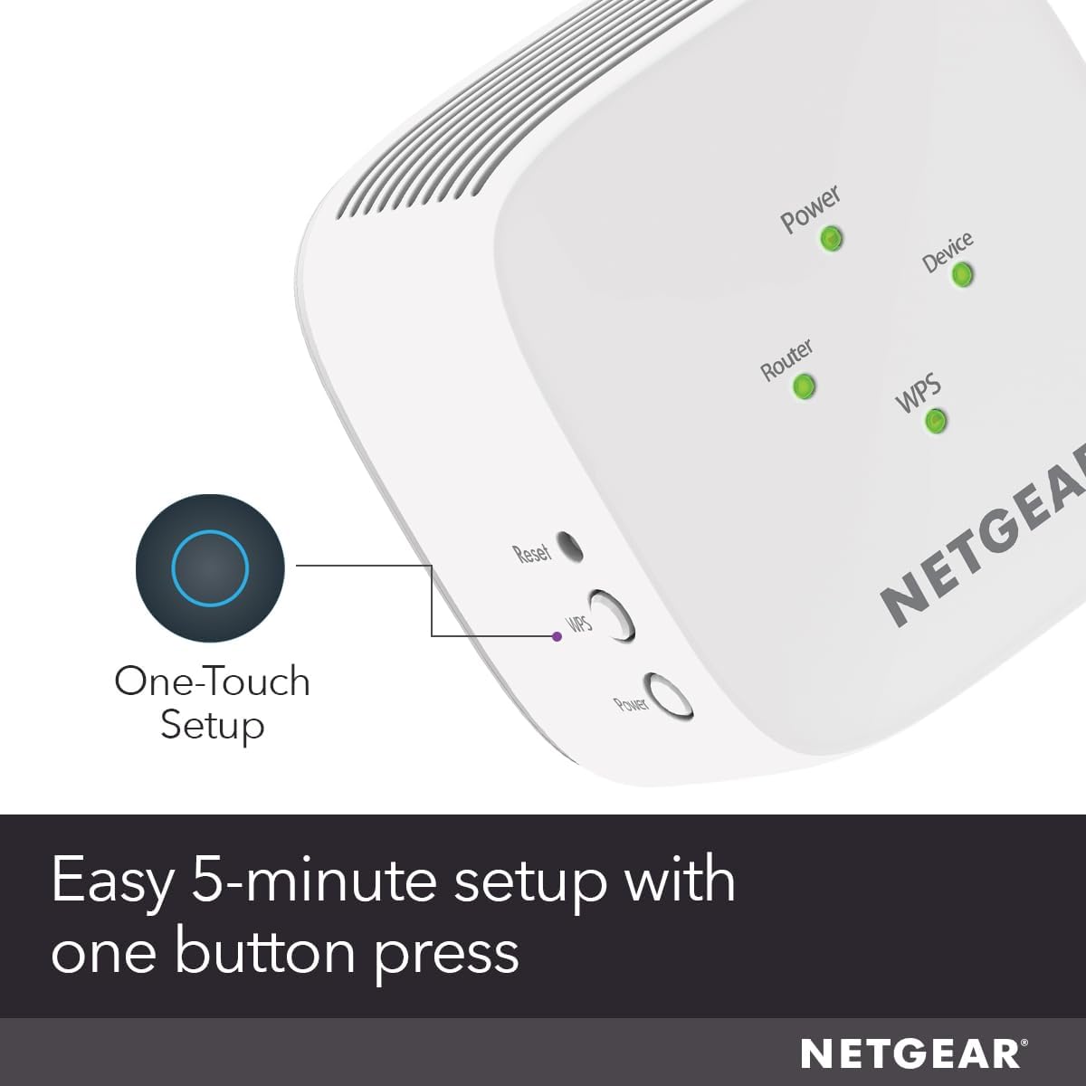 netgear wifi mesh range extender (ex5000) covers up to 1,000 sq.ft. and 15 devices with ac1200 dual band wireless signal booster & repeater (up to 1200 mbps speed) – compact wall plug design