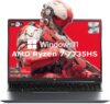 2025 Gaming Laptop, Laptop with AMD Ryzen 7 7735HS (8C/16T, Up to 4.75GHz), 16GB DDR5 512GB NVMe SSD Laptop Computer, Up to 4TB, 16-inch FHD Display, WiFi 6, Backlit KB, Type-C, Dual Fans