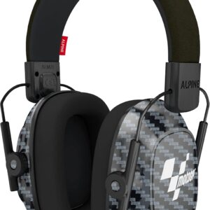 Alpine Racing Pro Earmuff MotoGP™ - Earmuffs for Adults - 22 dB - ANSI Certified - Premium Noise Protection for Race Events - High End Carbon - Noise Reduction Headphones - Light-Weight Design