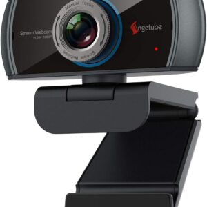 Angetube 1080P Webcam for Streaming, 920 PC Web Camera Calling Video Recording Cam for Windows Mac Conferencing Gaming Xbox Skype OBS Twitch Xsplit GoReact with Microphone & 100-Degree View Angle
