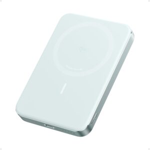 Anker MagGo Power Bank, Ultra-Slim 10,000mAh Magnetic Battery Pack, Qi2 Certified 15W Ultra-Fast MagSafe Compatible Portable Charger, Ergonomic Design, for iPhone17/16/15/14 Series Only（Not for Pixel）