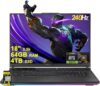 ASUS ROG Strix G18 G814 Gaming Laptop 18" 2.5k (2560x1600) 240Hz (100% DCI-P3, 3ms) AMD 16-core Ryzen 9 9955HX (Beats i9-14900HX) 64GB RAM 4TB SSD GeForce RTX 5070 RGB Backlit WiFi6E Win11 ICP Hub